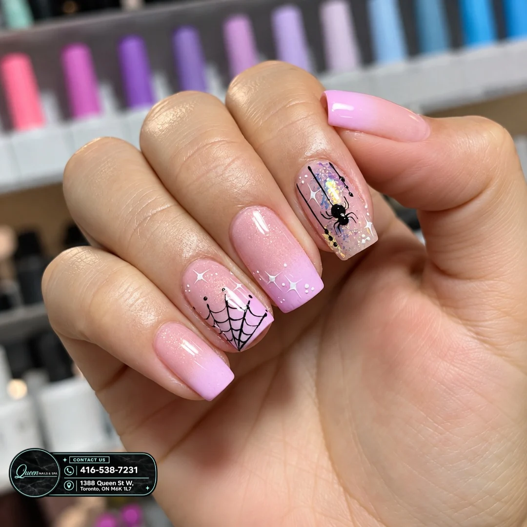 Pretty in pink & a little spooky